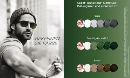 Ray Ban G15 Kultgrün Graphitgrün selbsttönende Brillengläser